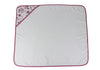 Cudlie Buttons & Stitches Baby Girl 3 Pack Rolled/Carded Hooded Towels in Crisp Blossom Print (GS71728)