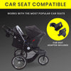 Jeep Cross-Country Sport Plus Jogging Stroller by Delta Children, Charcoal Galaxy