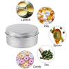 Moretoes 36pcs 4oz Metal Round Tins Aluminum Empty Candle Tins with Screw Lid for Salve, Spices or Candles