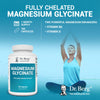 dr. berg's magnesium glycinate 400mg - fully chelated veg capsules for stress, calm, relaxation & sleep support w/vitamin d & b6-150 (expiry -8/31/2025)