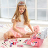 Kids Makeup Kit for Girl Toys, 60PCS Teensymic Toys for Girls Real Washable Makeup Girls Princess Gift Play Make Up Toys Makeup Vanities for Girls Age 4 5 6 7 8 9 Birthday