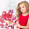 Kids Pretend Makeup for Toddlers, Fake Play Makeup Kit for Little Girls, Makeup Toy Set with Unicorn Purse for Girls Age 3 4 5 6 7 Birthday Valentines Gift