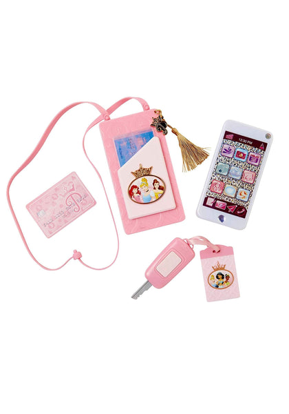 Disney Princess Style Collection On-The-Go Play Smartphone with Led Lights, Sounds & Cross Body Strap for Girls Ages 3+