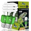 REPILOGI UVA UVB Reptile Light 5.0 13 Watt 2PCs Pack - Uvb Bulb for Tropical/Sub Tropical Reptiles - Fluorescent Simulation Color UVB Light