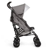 Jeep PowerGlyde Plus Stroller by Delta Children - Lightweight Travel Stroller with Smoothest Ride, Aluminum Frame, 4-Position Recline, Extra Large Storage Basket, Grey