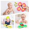 suction cup spinner toys for 1 year old boy, spinning top baby toys 12-18 months, first christmas birthday baby gifts for 1 year old girl, travel sensory toys for toddlers 1-3