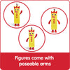 hand2mind Numberblocks Friends One to Five Figures, Toy Figures Collectibles, Small Cartoon Figurines for Kids, Mini Action Figures, Character Figures, Play Figure Playsets, Imaginative Play Toys