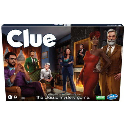 Hasbro Gaming Clue Board Game for Kids Ages 8 and Up, Reimagined Clue Game for 2-6 Players, Mystery Games, Detective Games, Family Games for Kids and Adults