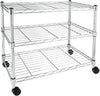 HealSmart 3-Tier Heavy Duty Storage Shelving Unit,Chrome,24.02