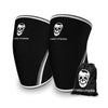 Knee Sleeves & Compression Brace (1 Pair) With Gym Bag - IPF Approved - for Squats, Fitness, Weightlifting, and Powerlifting - Gymreapers 7MM Sleeve Pair - For Men & Women - (Large)