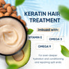 SUNATORIA Keratin Hair Mask - Professional Treatment for Hair Repair, Nourishment & Beauty - Hair Mask for All Hair Types - Vitamin Complex with Omega 3, 9, Vitamin E - Protein Nourishment Masque