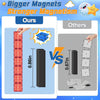 Magnetic Tiles Kids Toys Christmas STEM Magnet Toys for Toddler Magnetic Blocks Building Toys Preschool Learning Sensory Montessori Toys for 3+ Year Old Boys and Girls Beginner Set