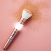 Taste Beauty Flare LED Light-Up Makeup Brush, 3 Interchangeable Heads, USB-C Charger, and Travel Bag