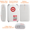 911 Help Now Location Plus - No Monthly Fees Ever - One-Touch Direct Connect, Emergency Communicator Pendant Medical Alert - White