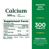 Nature's Bounty Calcium Plus 500 mg Vitamin D3, Immune Support & Bone Health, 300 Tablets