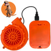 Bnikion Mini Blower Fan for Dinosaur Costume Inflatable Game Clothing Suits Halloween Cosplay Party Supplies, Orange