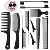 Styling Hair Comb 12PCS Professional Styling Comb Set for Women, Rat Tail Combs Wide Tooth Comb for Hair, Salon Combs for Women Parting Comb Set for All Hair Types & Styling with 1.05oz Edge Control