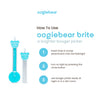 oogiebear Brite - Baby Nose Cleaner and Ear Wax Removal Tool. Baby Gadget with Nighttime LED Light. Safe Snot Booger Picker for Newborns, Infants & Toddlers