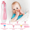 30-in-1 Baby Healthcare and Grooming Kit Baby Electric Nail Trimmer Set Baby Nursery Health Care Kit for Infant Newborn Toddler Kids Boys Girls Haircut Tool Nail Clipper Comb Nasal Aspirator (Pink)