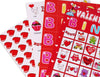 40 Players Valentine's Day Bingo Game Cards Class Party Supplies Activity