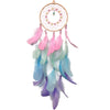 AWLEE Colorful Dream Catchers, Handmade Feather Native American Circular Net for Kids Boys Girls Bedroom Wall Hanging Decoration Decor Nursery Wall Art Ornament Craft