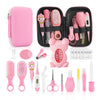 Baby Healthcare and Grooming Kit, 20 in 1 Baby Safety Set Newborn Nursery Health Care Set with Hair Brush Scale Nail Clippers for Baby Girls Boys(20 Kits Pink)