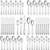 20-Piece Silverware Set, Wildone Stainless Steel Flatware Set Service for 4, Tableware Cutlery Set for Home Kitchen Hotel Restaurant, Mirror Polished, Dishwasher Safe