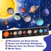 Toys for 3-4-5-6 Year-Olds Boys Girls: Solar System for Kids 3-5 Montessori Wooden Puzzle Toys for 4 5 6 Year Old Boys Girls Birthday Gifts Learning Educational Space Toys for Toddler Planet Toys