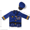 Melissa & Doug unisex-children Police Officer Role Play Costume Dress-Up Set (8 pcs) Frustration-Free Packaging Multicolor, Ages 3-6 Years