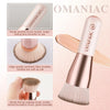 OMANIAC Makeup Brushes, Flat Top Pro Foundation Brush Concealer Brush Travel Make Up Brushes Flawless Brush Ideal for Liquid, Cream, Powder, Blending, Buffing, Concealer