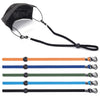 SHINKODA Adjustable Mask Lanyard Extra Long Face Mask Neck Strap Hanger/Holder, Elastic Rope with Double Clips & Snap Button, Great for Kids & Adults, Value Pack of 5