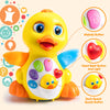 JOYIN Baby Musical Duck Toy, Dancing Walking Yellow Duck, Baby Toy w/Music and LED Lights, Infant Light Up Toys, Activity Center for Toddlers, Baby Learning Educational Toy - Kids Toy