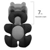 Rezlli Newborn Baby Support Cushion Infant Insert 3D Mesh Breathable Liner Compatible with Stroller, Car seat, High Chair Etc (Black Bear)