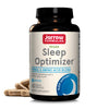 Jarrow Formulas Sleep Optimizer - 60 Veggie Capsules - Promotes Healthy Sleep Cycle & Relaxation - Includes PharmaGABA, Hops Flower, Valerian, Melatonin & L-tryptophan 30 Servings