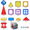 Magnetic Blocks - Magnetic Toys for Toddlers Kids Magnetic Building Blocks Preschool Magnet Set Magnetic Stem Toys 70 Pieces