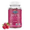 Garden of Life Organic Beet Root Gummies Made of Pectin with Antioxidants, Vitamin C, Biotin & B12 for Hair, Skin & Nails - Beets Beauty Gummies - Vegan, Gluten Free, Non GMO, Raspberry, 30 Servings