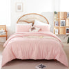 weigelia Queen Size Comforter Set Pink Comforter Modern Bedding Comforter Set for All Season Soft Lightweight Microfiber Girls Women Comforter Set (1 Blush Comforter, 2 Pillowcases)