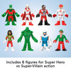 Fisher-Price Imaginext DC Super Friends Advent Calendar,Christmas Gift Of 24 Figures & Accessories For Preschool Kids Ages 3+ Years