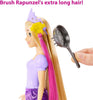 Mattel Disney Princess Rapunzel Fashion Doll with Long Fairy-Tale Hair, 2 Color-Change Hair Extensions & 10 Hairstyling Pieces