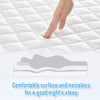 HYLEORY Queen Size Waterproof Mattress Pad Protector, Breathable Quilted Mattress Cover Noiseless Waterproof Fitted Sheet Mattress Topper Upto 21