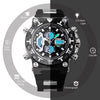 SIBOSUN Watch for Men Mini Focus LED Digital Wrist Watch, Military Watches Multifunctional, Big Face Oversize Mens Sports Watches Stopwatch Waterproof