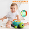 Baby Toys 6 to 12 Months, Tummy Time Toy for 12-18 Months, Musical Turtle Crawling Toys with Light & Sound, Birthday Gift Early Educational Toy for Baby Infant 3-6 7 8 9 10 Months 1 2 Year Old