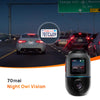 70mai Dash Cam Omni, 360° Rotating, Superior Night Vision,Built-in 128GB eMMC Storage, Time-Lapse Recording, 24H Parking Mode, AI Motion Detection, 1080P Full HD, Built-in GPS, App Control