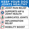 Bark&Spark Glucosamine Chondroitin Dog Hip & Joint Supplement - Joint Pain Relief - Hip & Joint Chews - Joint Support Large Small Breed - Senior Doggie Vitamin Pill Joint Health (120 Treats - Chicken)