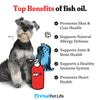 Fish Oil for Dogs - Healthy Skin & Coat, Salmon, Pollock, All Natural Supplement for Pets, Itching Scratching Allergy & Inflammation Defense, Omega 3 EPA DHA, Brain & Heart Health, 64 oz