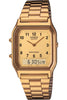 Casio Men's AQ-230GA-9D Gold Analog & Digital with Index Watch