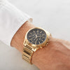 A|X ARMANI EXCHANGE Men's Chronograph Gold-Tone Stainless Steel Watch (Model: AX2611)