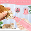 Veeconn Dog Grooming Clippers Kit -Low Noise Pet Clippers -Rechargeable Cat Grooming-Cordless Quiet Pet Nail Grinder Small Dog Trimmer Puppies Paw,Puppy Face Shaver