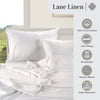 LANE LINEN 100% Egyptian Cotton Bed Sheets - 1000 Thread Count 4-Piece White King Set Bedding Sateen Weave Luxury Hotel 16