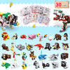 HOGOKIDS 30 Packs Party Favors for Kids - 867PCS Animals Building Blocks Sets for Classroom Prizes Goodie Bag Fillers Stocking Stuffers Birthday Valentines Easter Gifts for Kids Boys Girls 6+